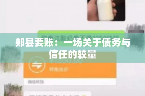 郏县要账：一场关于债务与信任的较量